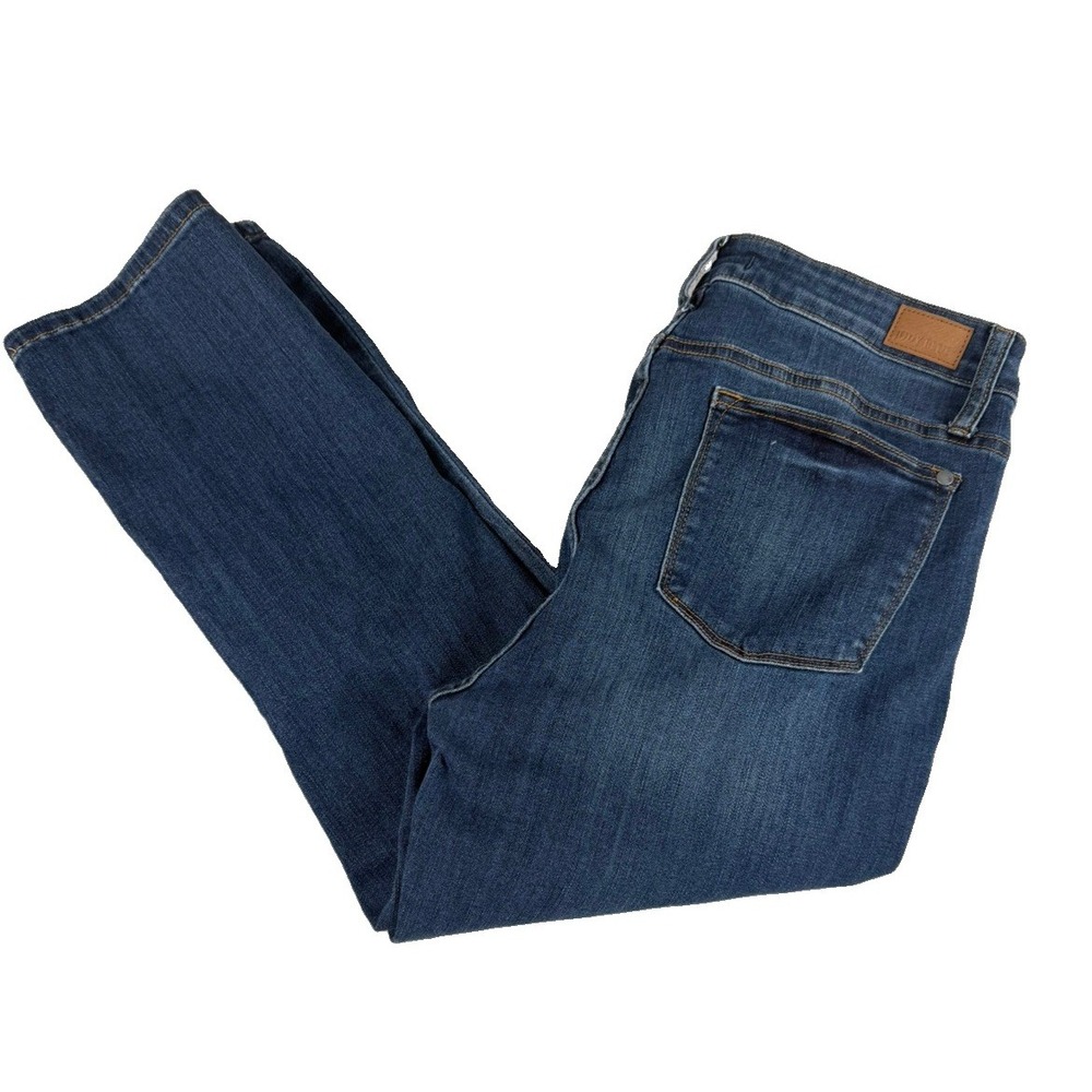 Judy Blue Capri Jeans Womens 32 Blue Stretch Denim Mid Rise Cropped JB82149
